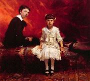 John Singer Sargent Portrait of edouard and Marie-Louise Pailleron, edouard Pailleron children oil